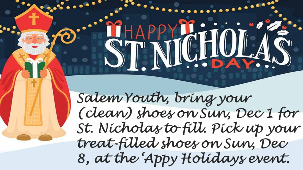 Happy St. Nicholas Day 12-1-2024