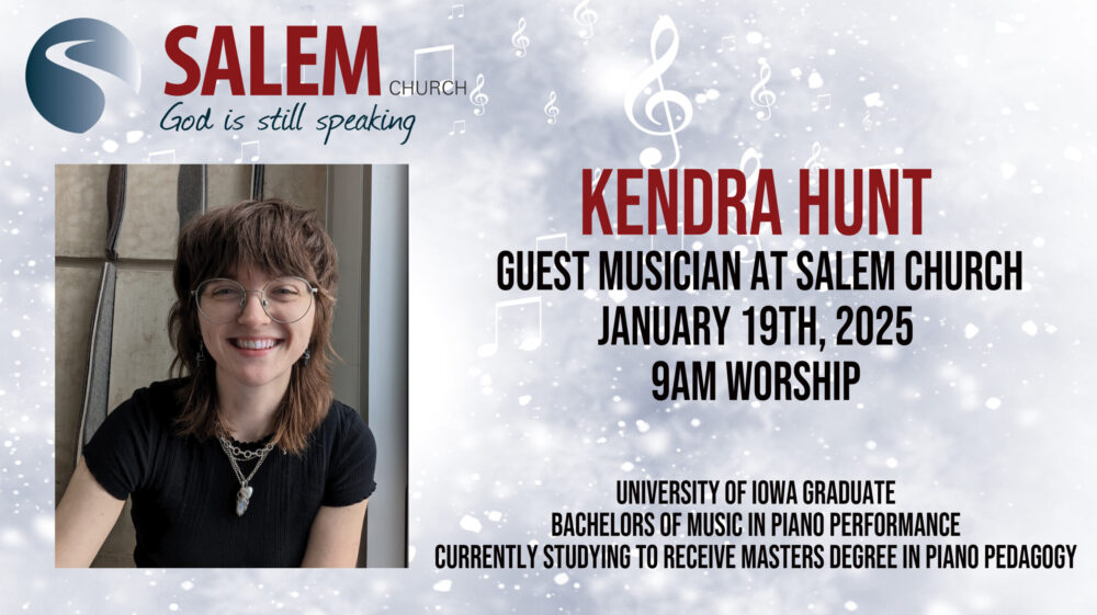 Special Music by Kendra Hunt During Worship on 1-19-2025