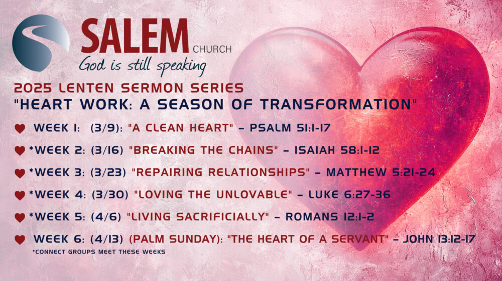 Lenten Sermon Series for 2025